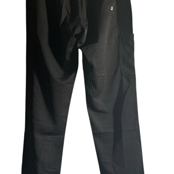 Medichic Black scrub Pants-Size M petite-NWT-Elastic/Drawstring Waist-Pockets - Picture 4 of 9